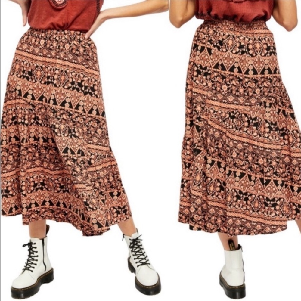 NWT Free People All About the Tiers Skirt Size Medium - Picture 3 of 6